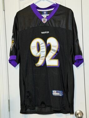 Vintage 00’s Reebok Baltimore Ravens Haloti Ngata #92 NFL Jersey54-Embroidered
